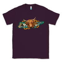 Plum tennessee map long haired cow Classic Tee - Jasminsmagicworld