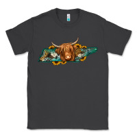 Smoke tennessee map long haired cow Classic Tee - Jasminsmagicworld