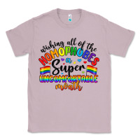 Lilac wishing all of the homophobes uncomfortable month Classic Tee - Artiststas