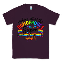 Plum wishing all of the homophobes uncomfortable month Classic Tee - Artiststas