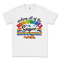 White wishing all of the homophobes uncomfortable month Classic Tee - Artiststas