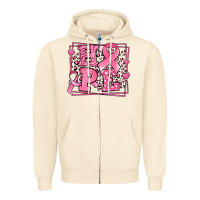 Sandshell hope breast cancer awareness ribbon Zipper Hoodie - LillyAllenDesigns