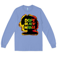 Colony Blue Dope black mama Long Sleeve Tee - HowdyJamesFarm