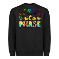 Black not a phase pride moon Heavyweight Sweatshirt - LillyAllenDesigns