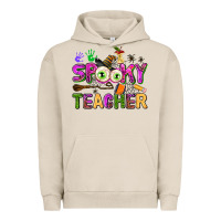 Pigment French Oak spooky teacher Urban Hoodie - AdoDesignShop