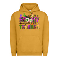 Pigment Peanut Butter spooky teacher Urban Hoodie - AdoDesignShop