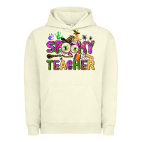 Pigment Pistachio spooky teacher Urban Hoodie - AdoDesignShop