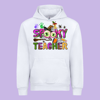 Spooky Teacher Urban Hoodie Designed By Adodesignshop
