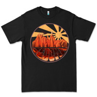 Black Retro Vintage Sedona Arizona Hiking Sunset Dawn Gift Premium Tee - minhPixels
