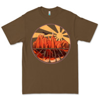 Cacao Retro Vintage Sedona Arizona Hiking Sunset Dawn Gift Premium Tee - minhPixels
