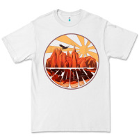 White Retro Vintage Sedona Arizona Hiking Sunset Dawn Gift Premium Tee - minhPixels