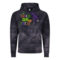 Cloud Black trick or treat Vintage Hoodie - CowGirlArtShop