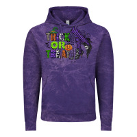 Cloud Purple trick or treat Vintage Hoodie - CowGirlArtShop