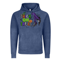 Vintage Denim trick or treat Vintage Hoodie - CowGirlArtShop
