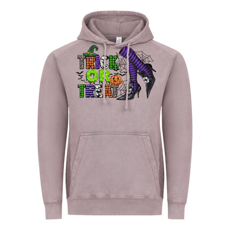 Trick Or Treat Vintage Hoodie by CowGirlArtShop | Teevron