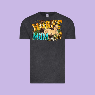 Horse Mom Rope Vintage Tee Designed By Howdyjamesfarm
