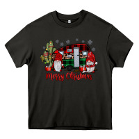 Asphalt merry christmas gnome caravan Heavy Core Tee - JahusDesignShop