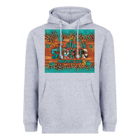 Heather Grey she is strong gemstone sunflower leopard Heavyweight Hoodie - Artiststas