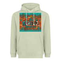 Matcha she is strong gemstone sunflower leopard Heavyweight Hoodie - Artiststas