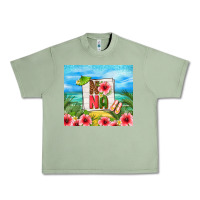 Oil Green summer nana Urban Heavy Tee - TumblerDesignByShophia