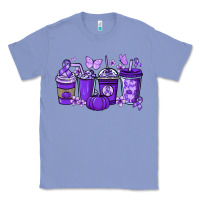 Colony Blue Cancer coffee cups purple ribbon Classic Tee - NancyCooperArtShop