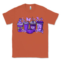 Copper Cancer coffee cups purple ribbon Classic Tee - NancyCooperArtShop