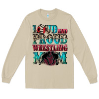 Mushroom Loud and proud wrestling Mom Mother's Day Long Sleeve Tee - CowGirlArtShop