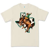 Bone Cowhide Texas Map Rodeo Cowboy Premium Tee - Bettercallsaul