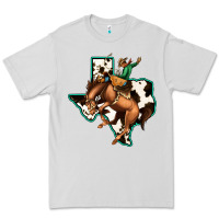 Dove Grey Cowhide Texas Map Rodeo Cowboy Premium Tee - Bettercallsaul