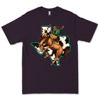 Plum Cowhide Texas Map Rodeo Cowboy Premium Tee - Bettercallsaul