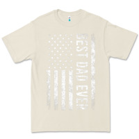 Bone Father's Day Best Dad Ever American Flag Premium Tee - minhPixels