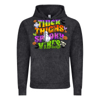 Vintage Black thick thighs and spooky vibes Vintage Hoodie - CowGirlArtShop