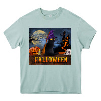 Arona Black Cat Halloween Heavy Core Tee - LillyAllenDesigns