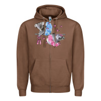 Chestnut Koalas With Tutu Zipper Hoodie - LillyAllenDesigns