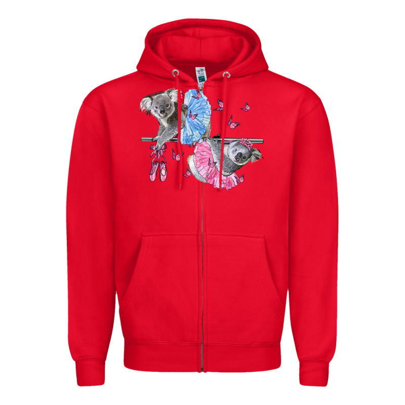 Koalas With Tutu Zipper Hoodie by LillyAllenDesigns | Teevron