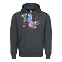 Smoke Koalas With Tutu Zipper Hoodie - LillyAllenDesigns