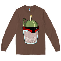Chestnut bubble fett boba tea funny sci fi pun pearl milk tea gift t shirt Long Sleeve Tee - minhPixels