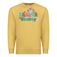 Antique Gold easter blessing with  cross Premium Sweatshirt - Artiststas