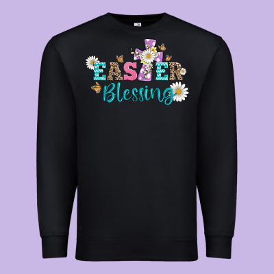 Easter Blessing With  Cross Premium Sweatshirt Designed By Artiststas