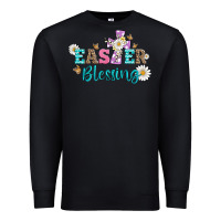 Black easter blessing with  cross Premium Sweatshirt - Artiststas