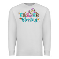 Dove Grey easter blessing with  cross Premium Sweatshirt - Artiststas