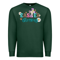 Sports Green easter blessing with  cross Premium Sweatshirt - Artiststas