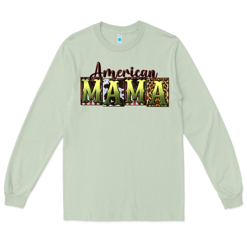 American Mama  Mother's Day Long Sleeve Tee by CowGirlArtShop | Teevron