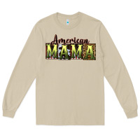 Mushroom American Mama  Mother's Day Long Sleeve Tee - CowGirlArtShop
