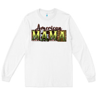 White American Mama  Mother's Day Long Sleeve Tee - CowGirlArtShop