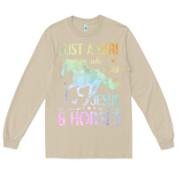 Mushroom Jesus And Horses, Horse Gifts For Girls, Women Long Sleeve Tee - minhPixels
