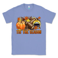 Colony Blue Tis' the season Football yellow helmet Classic Tee - NancyCooperArtShop