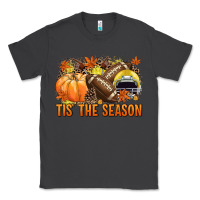 Smoke Tis' the season Football yellow helmet Classic Tee - NancyCooperArtShop