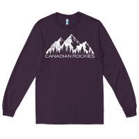 Plum Canadian Rockies Gift Canada Rocky Mountains Souvenir Long Sleeve Tee - minhPixels