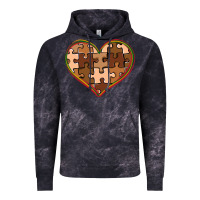 Melanin Skin Tone Heart Black History Vintage Hoodie | Teevron